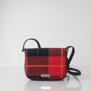 Kate Spade Newbury lane plaid carsen crossbody bag